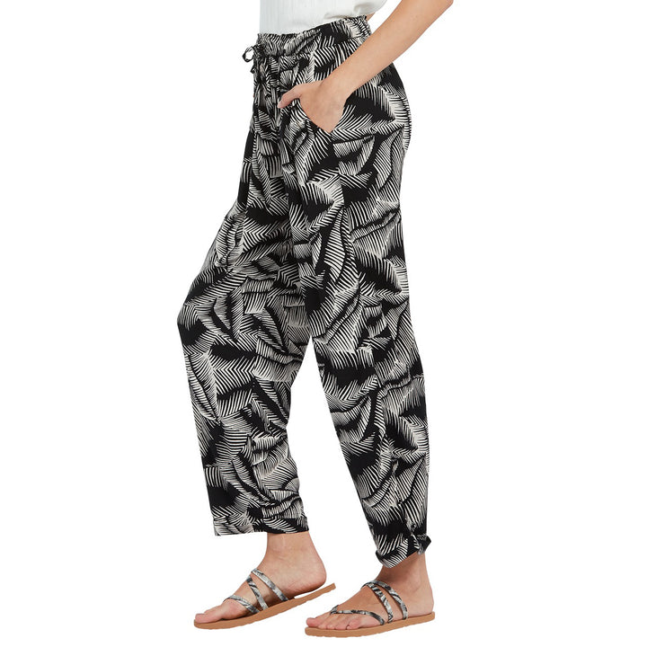 Volcom Stay Palm Pants - Women's Black White