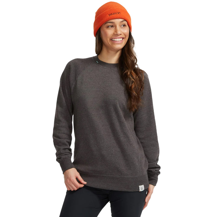 Season Lolo Raglan Crew Sweatshirt - Unisex Fossil