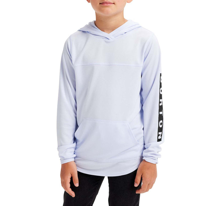 Burton Spurway Tech Hooded Long Sleeve T-Shirt - Kids' Opal