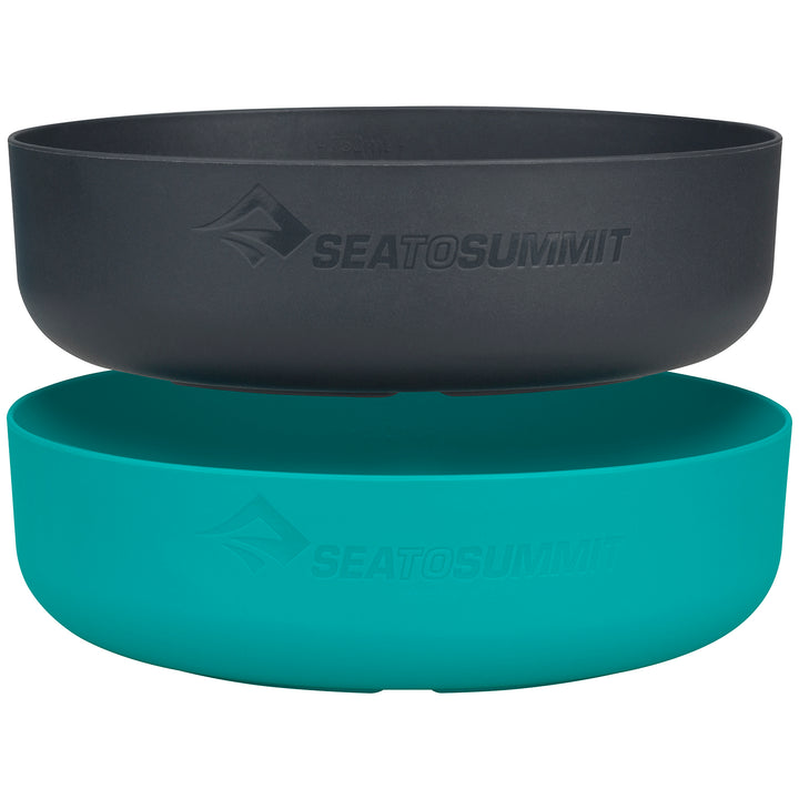 Sea to Summit Delta Light Bowl Set - Large Charcoal/Pacific Multi
