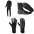 Vissla 7 Seas 4/3 Comp Chest Zip Wetsuit + 3mm 7 Seas Split Toe Wetsuit Boots + 1.5mm High Seas Wetsuit Gloves