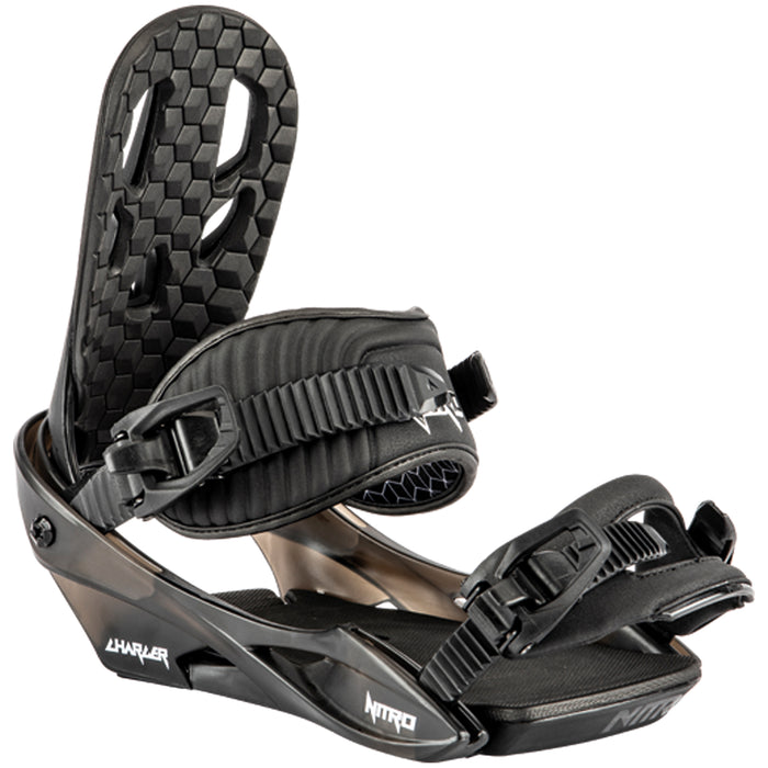 Nitro Charger Snowboard Bindings - Boys' 2023 Black