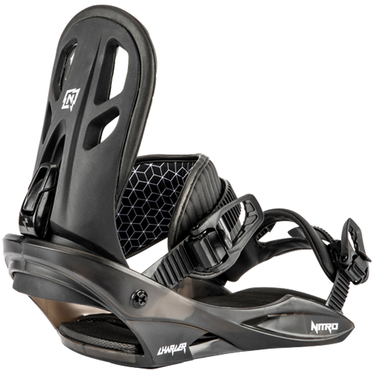 Nitro Charger Snowboard Bindings - Boys' 2023 Black