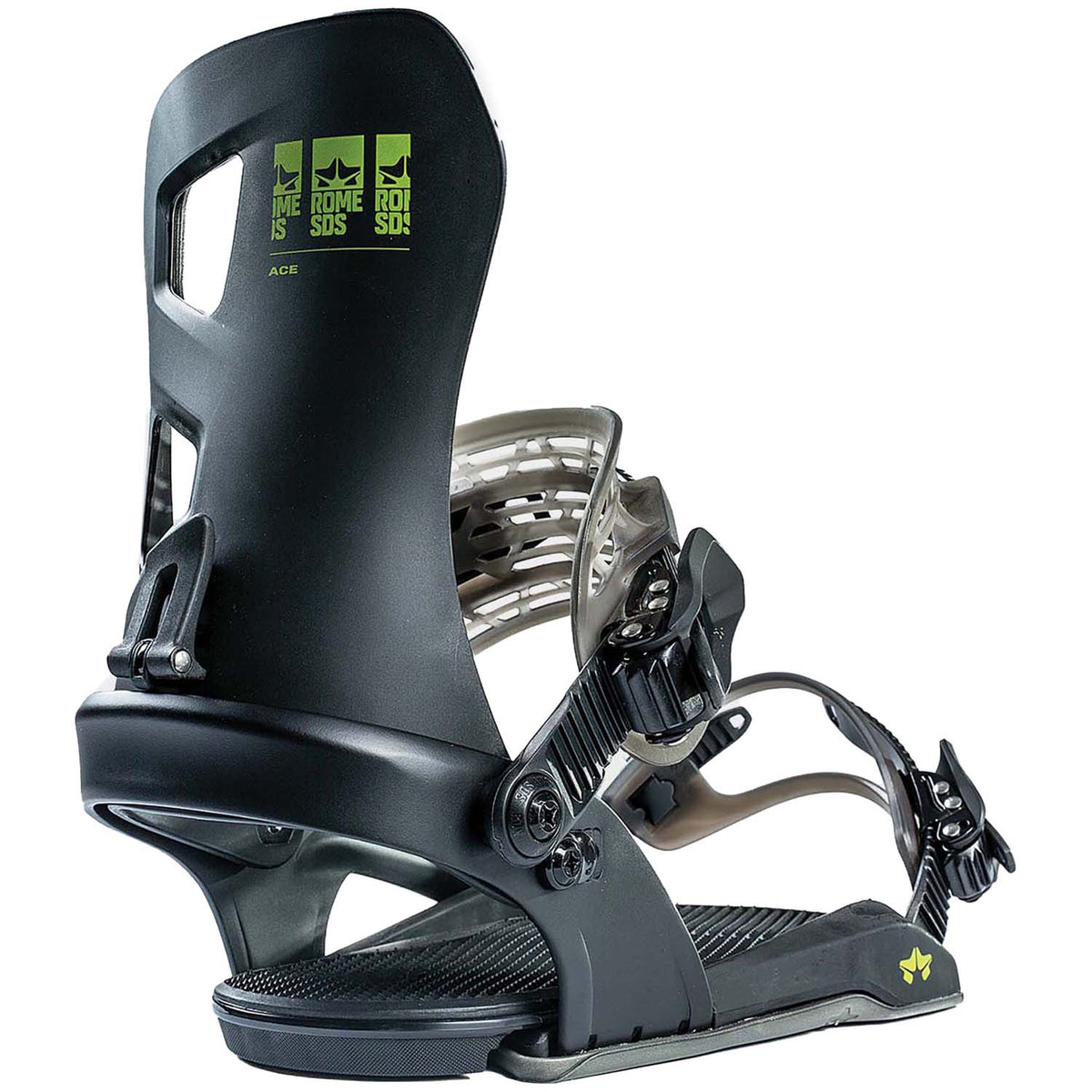 Rome Ace Snowboard Bindings - Kids' 2024 Black
