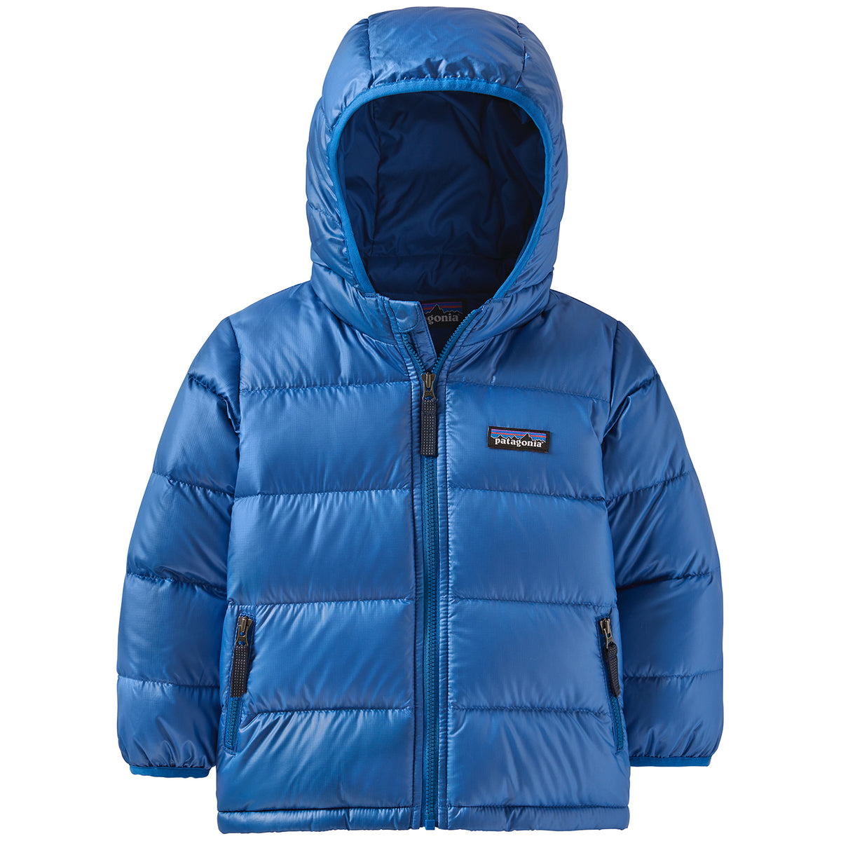 Patagonia Hi-Loft Down Sweater Hoodie - Toddlers' Bayou Blue