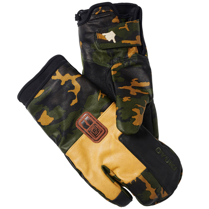 Oyuki x Armada Shaka Mitts Woodland