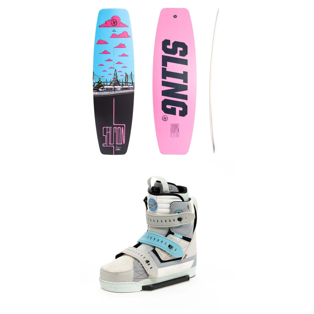 Slingshot Salmon + Space Mob Wakeboard Package 2022