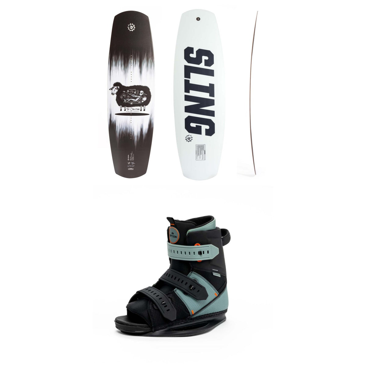 Slingshot Coalition + Option Wakeboard Package 2022