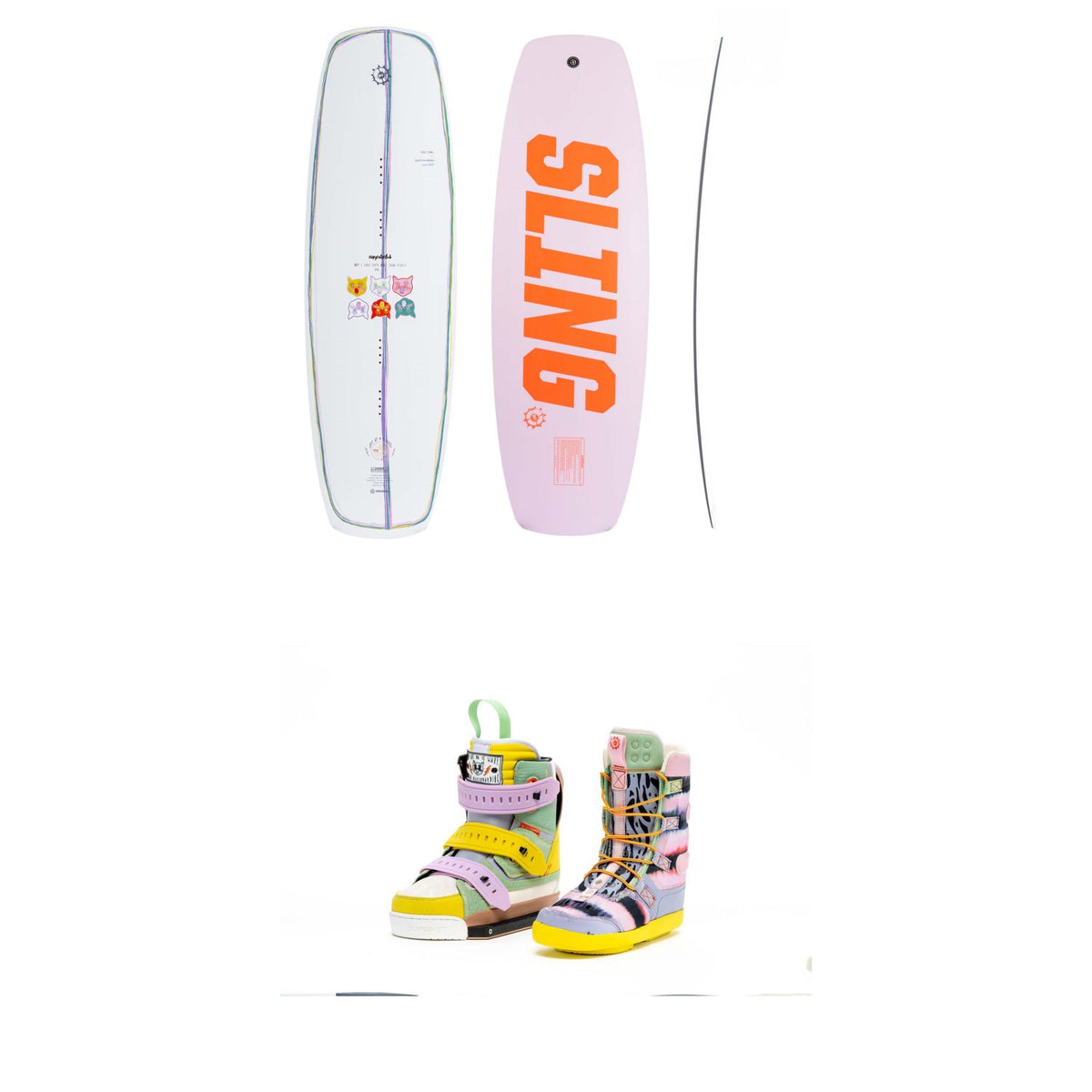 Slingshot Copy Cat Pro Wakeboard Package - Women's 2022
