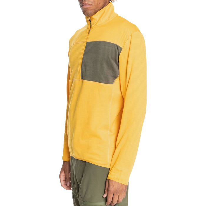 Quiksilver Steep Point Half Zip Fleece - Men's Golden Rod