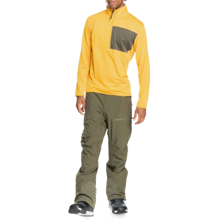 Quiksilver Steep Point Half Zip Fleece - Men's Golden Rod