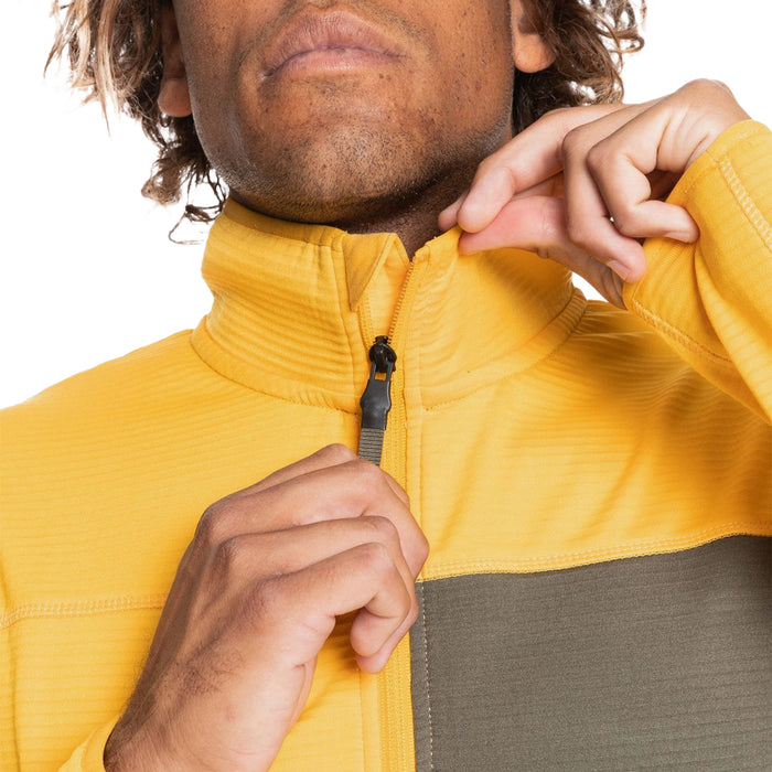 Quiksilver Steep Point Half Zip Fleece - Men's Golden Rod