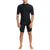 Quiksilver 2/2 Everyday Sessions Short Sleeve Back Zip Springsuit Black