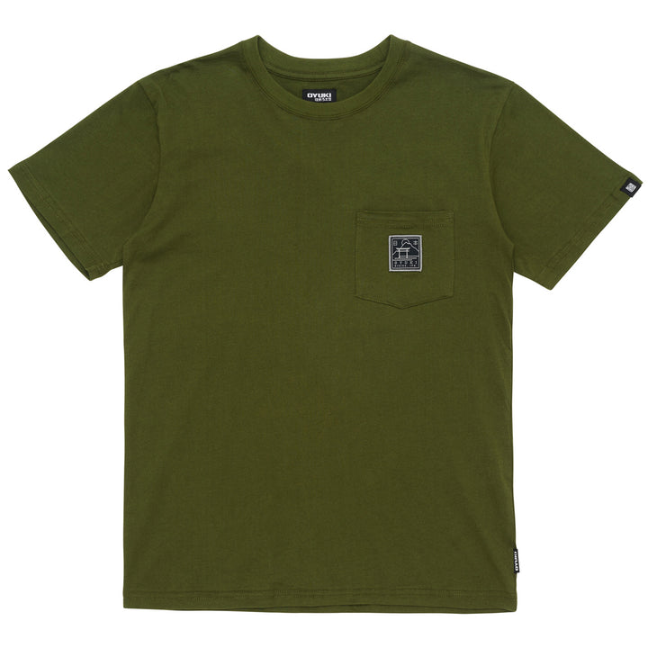 Oyuki Torii Patch Pocket T-Shirt - Unisex Rifle Green