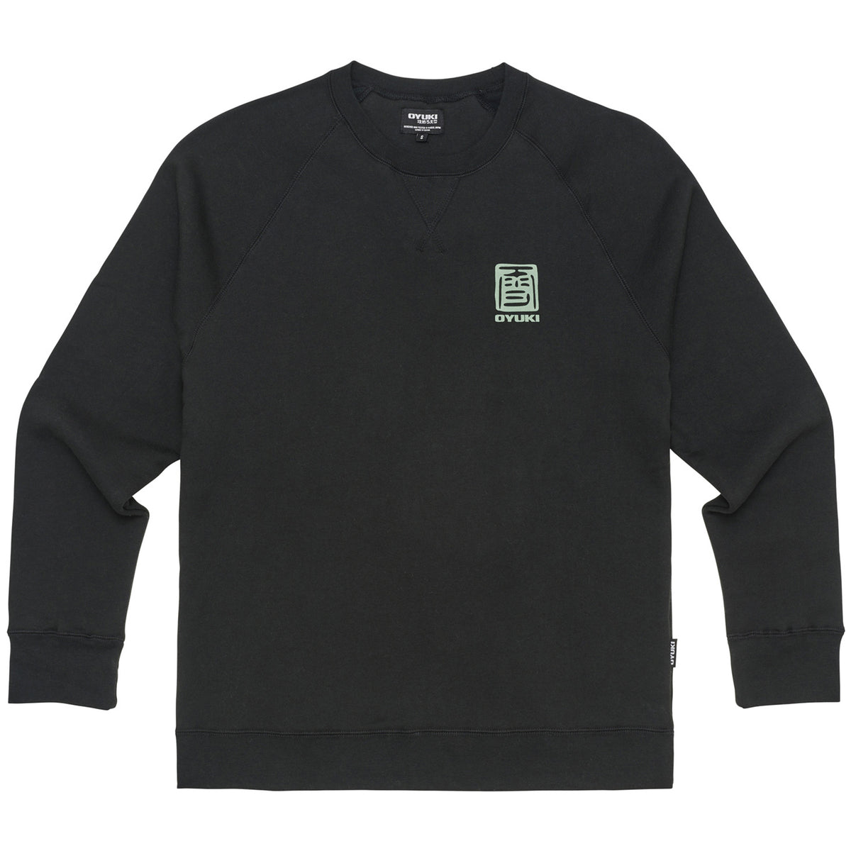 Oyuki Hanko Crew - Unisex Black