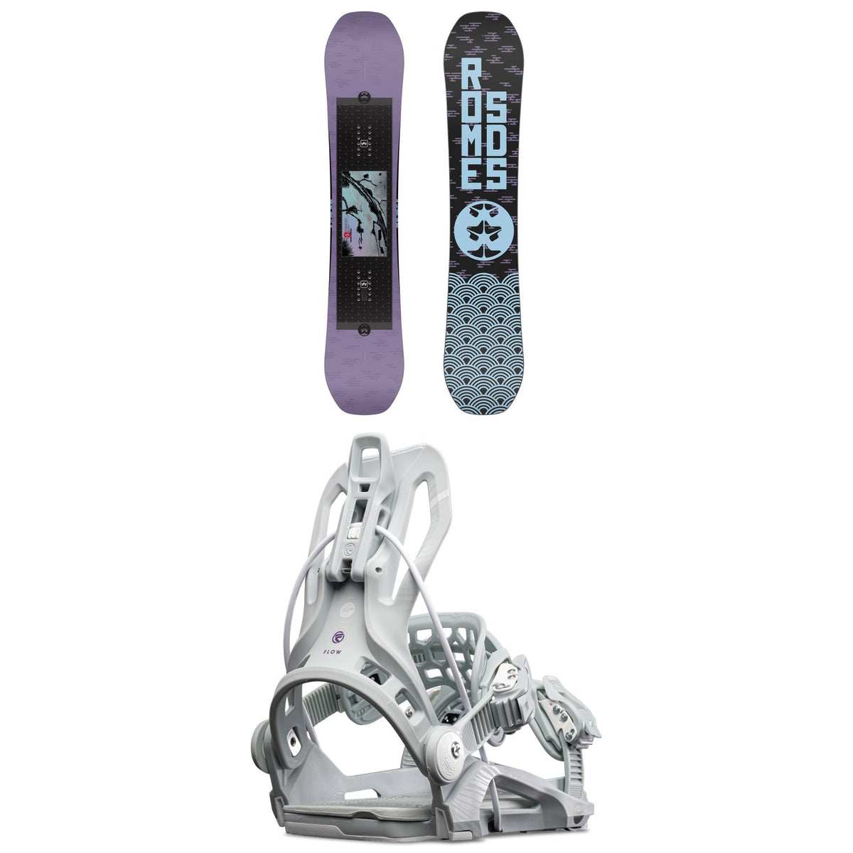 Rome Royal Snowboard + Flow Mayon Snowboard Bindings - Women's 2022
