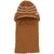 Autumn Visor Balaclava Work Brown