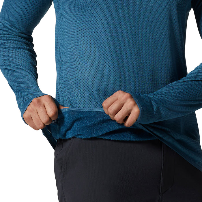 Mountain Hardwear Airmesh Long Sleeve Crew - Men's Caspian