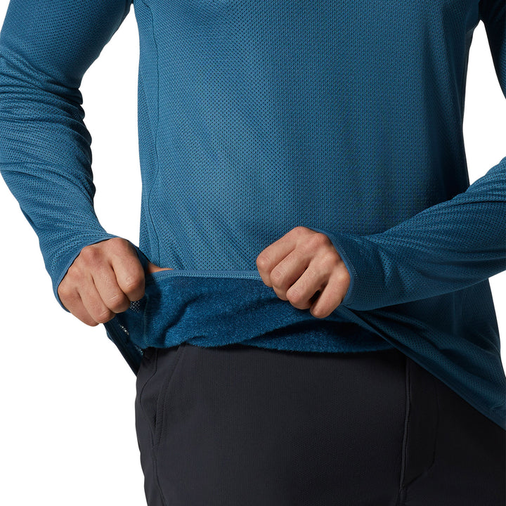 Mountain Hardwear Airmesh Long Sleeve Crew - Men's Caspian