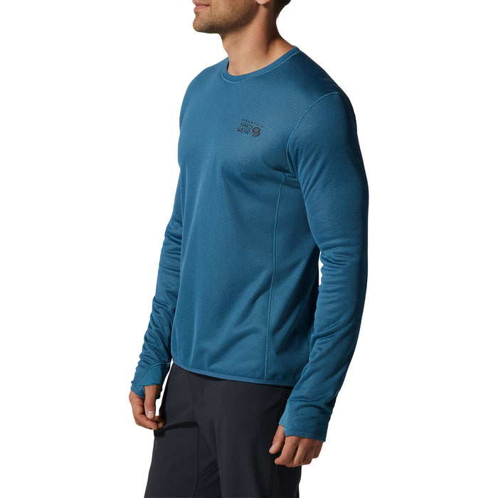 Mountain Hardwear Airmesh Long Sleeve Crew - Men's Caspian