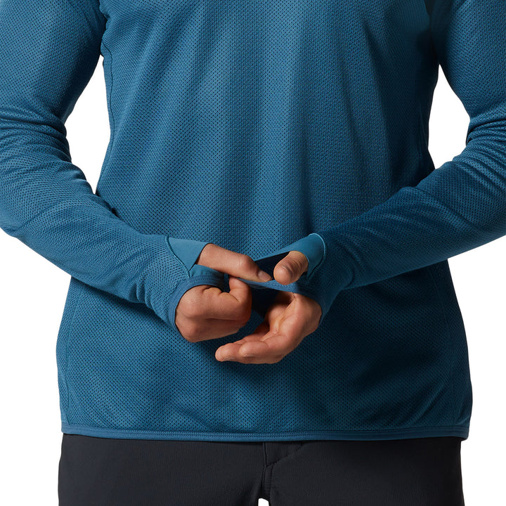 Mountain Hardwear Airmesh Long Sleeve Crew - Men's Caspian