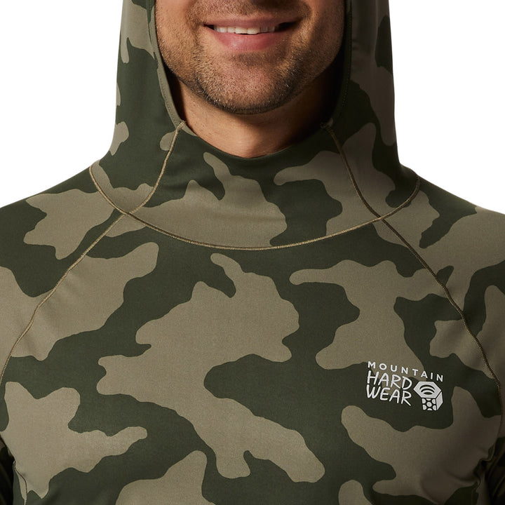 Mountain Hardwear Mountain Stretch Hoodie - Men's Stone Green Lands Camo