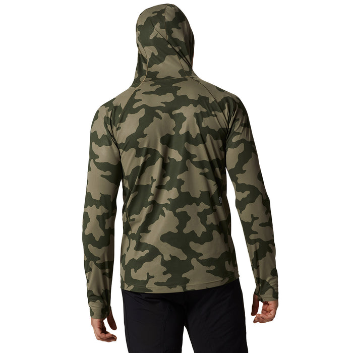 Mountain Hardwear Mountain Stretch Hoodie - Men's Stone Green Lands Camo