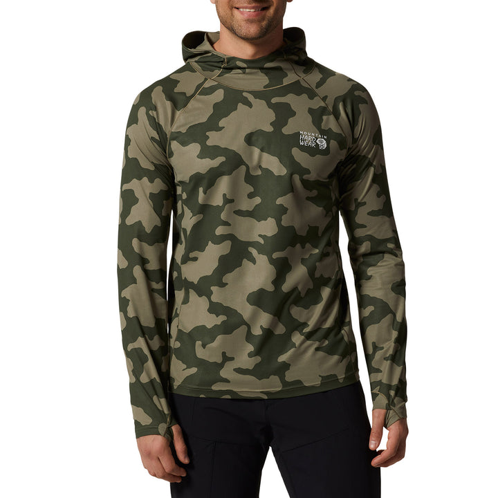 Mountain Hardwear Mountain Stretch Hoodie - Men's Stone Green Lands Camo