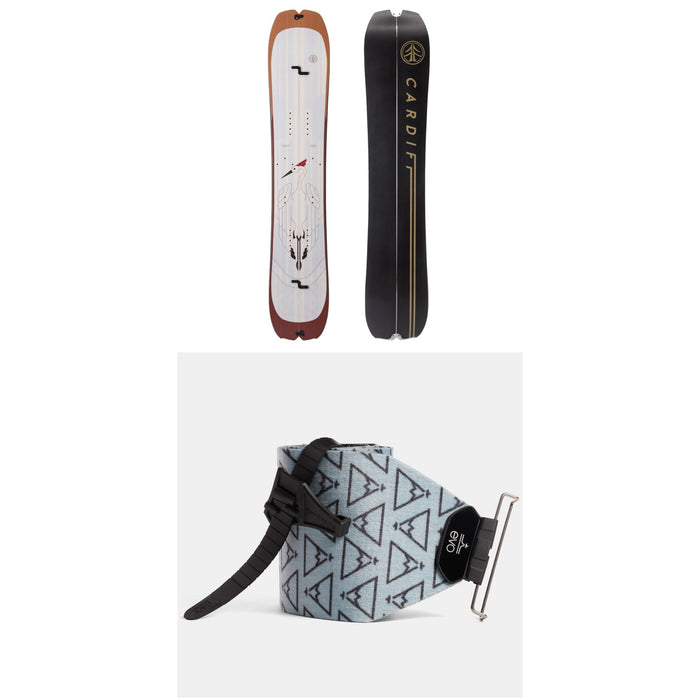 Cardiff Crane Enduro Splitboard + evo x Pomoca Pro Glide Splitboard Skins 2025