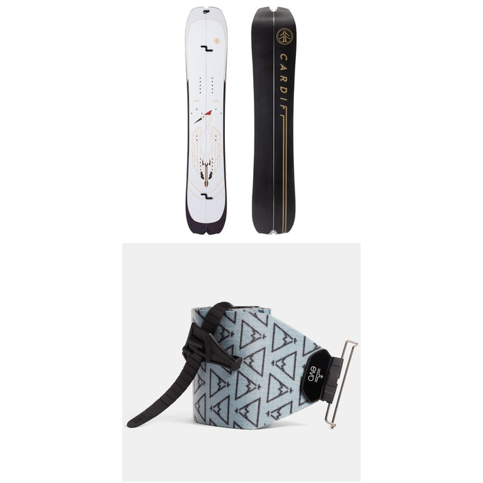 Cardiff Crane Pro Carbon Splitboard + evo x Pomoca Pro Glide Splitboard Skins 2025