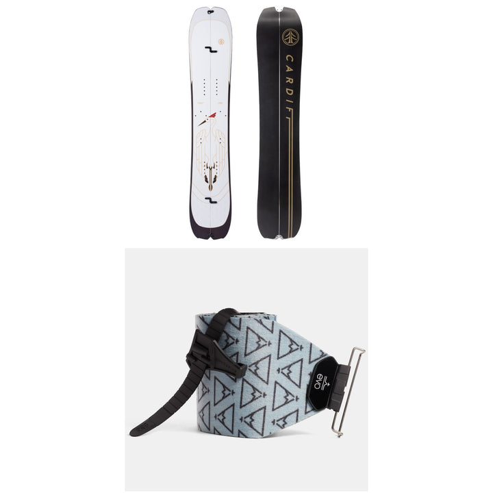 Cardiff Crane Pro Carbon Splitboard + evo x Pomoca Pro Glide Splitboard Skins 2025