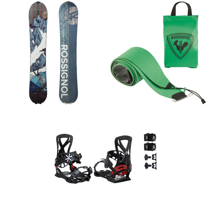 Rossignol XV Splitboard + XV Splitboard Skins + Karakoram PRIME Grizzly + Splitboard Interface Splitboard Bindings 2022