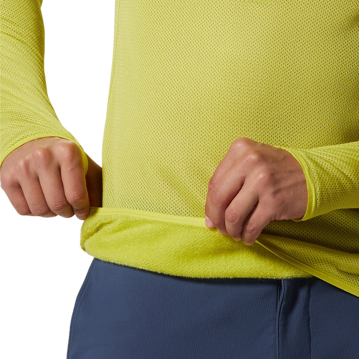 Mountain Hardwear Airmesh 1/4 Zip Top - Men's Starfruit
