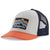 Patagonia Trucker Hat - Kids' Ridge Rise Stripe: Coho Coral