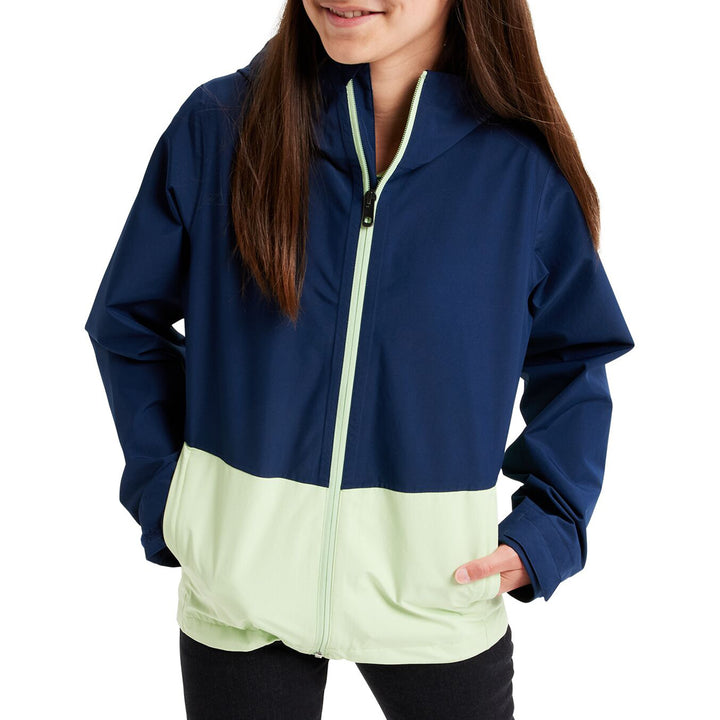 Burton Veridry 2.5L Rain Jacket - Kids' Dress Blue/Gleam