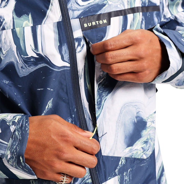 Burton Veridry 2.5L Rain Jacket - Men's Dress Blue Maalavidaa