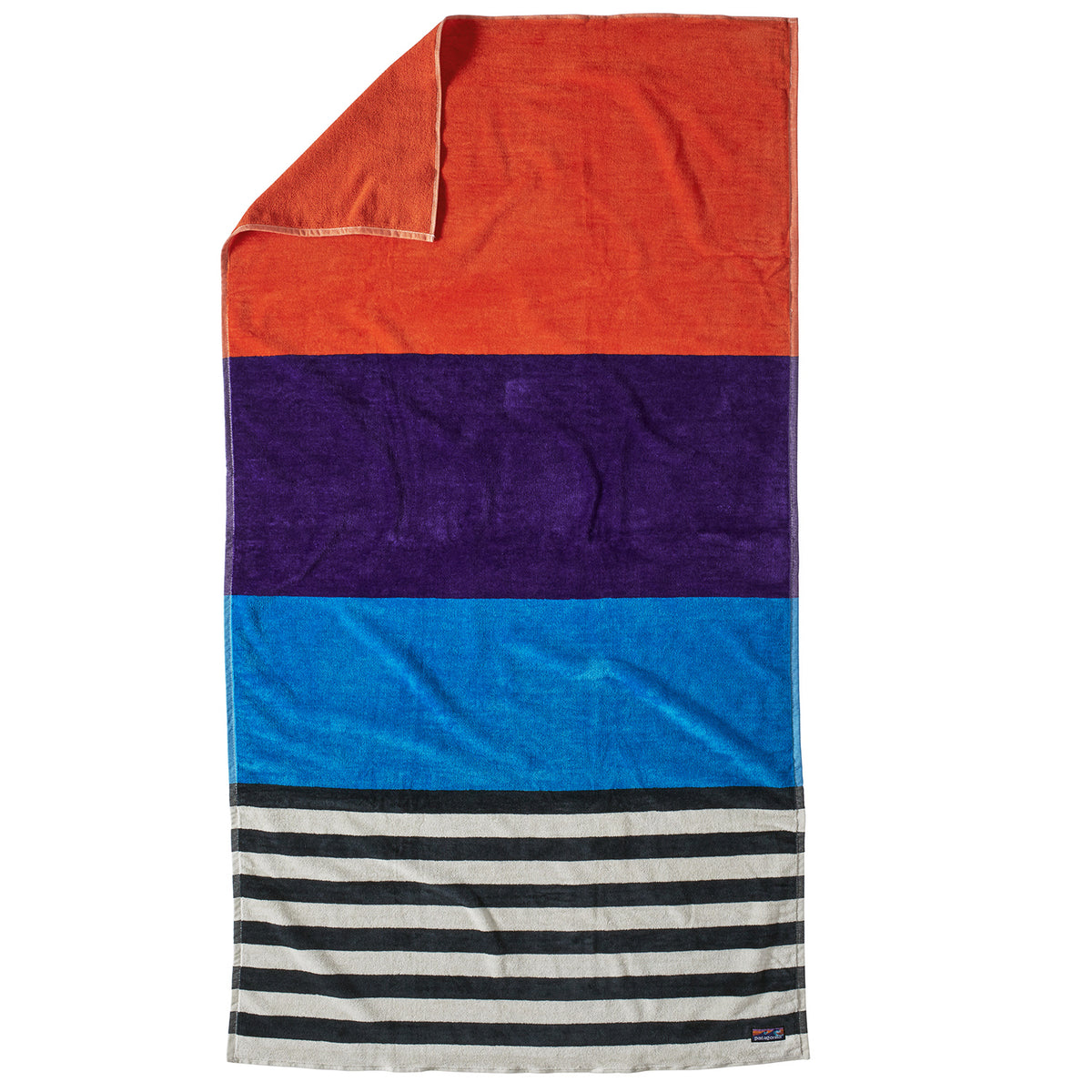 Patagonia Organic Cotton Towel Fitz Stripe Twl: Campfire Orange