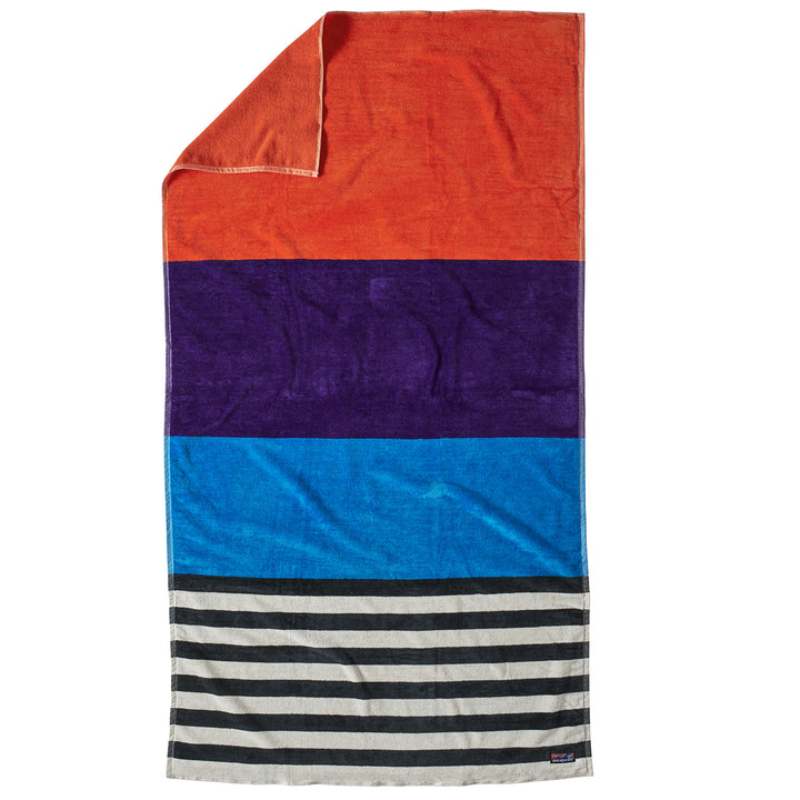 Patagonia Organic Cotton Towel Fitz Stripe Twl: Campfire Orange