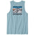 Patagonia Line Logo Ridge Organic Tank Top - Men's Fin Blue