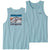 Patagonia Line Logo Ridge Organic Tank Top - Men's Fin Blue