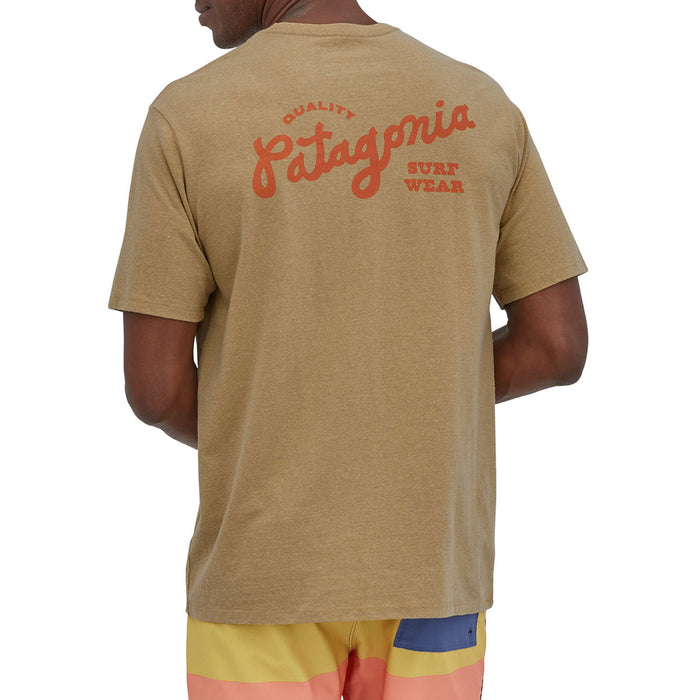 Patagonia Quality Surf Pocket Responsibili T-Shirt - Men's Sespe Tan