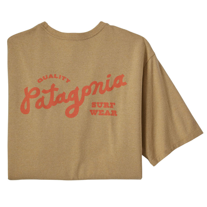 Patagonia Quality Surf Pocket Responsibili T-Shirt - Men's Sespe Tan