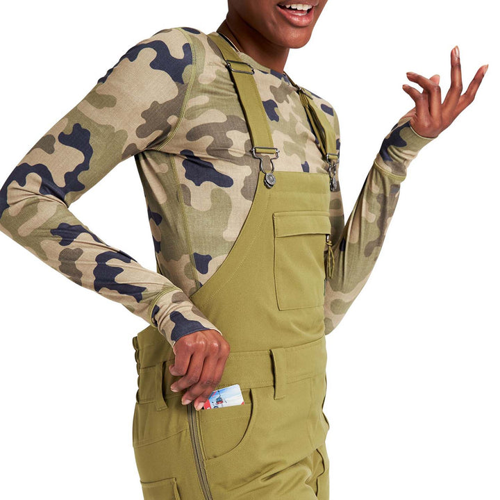 Burton Avalon Short Bib Pants - Women's Martini Olive