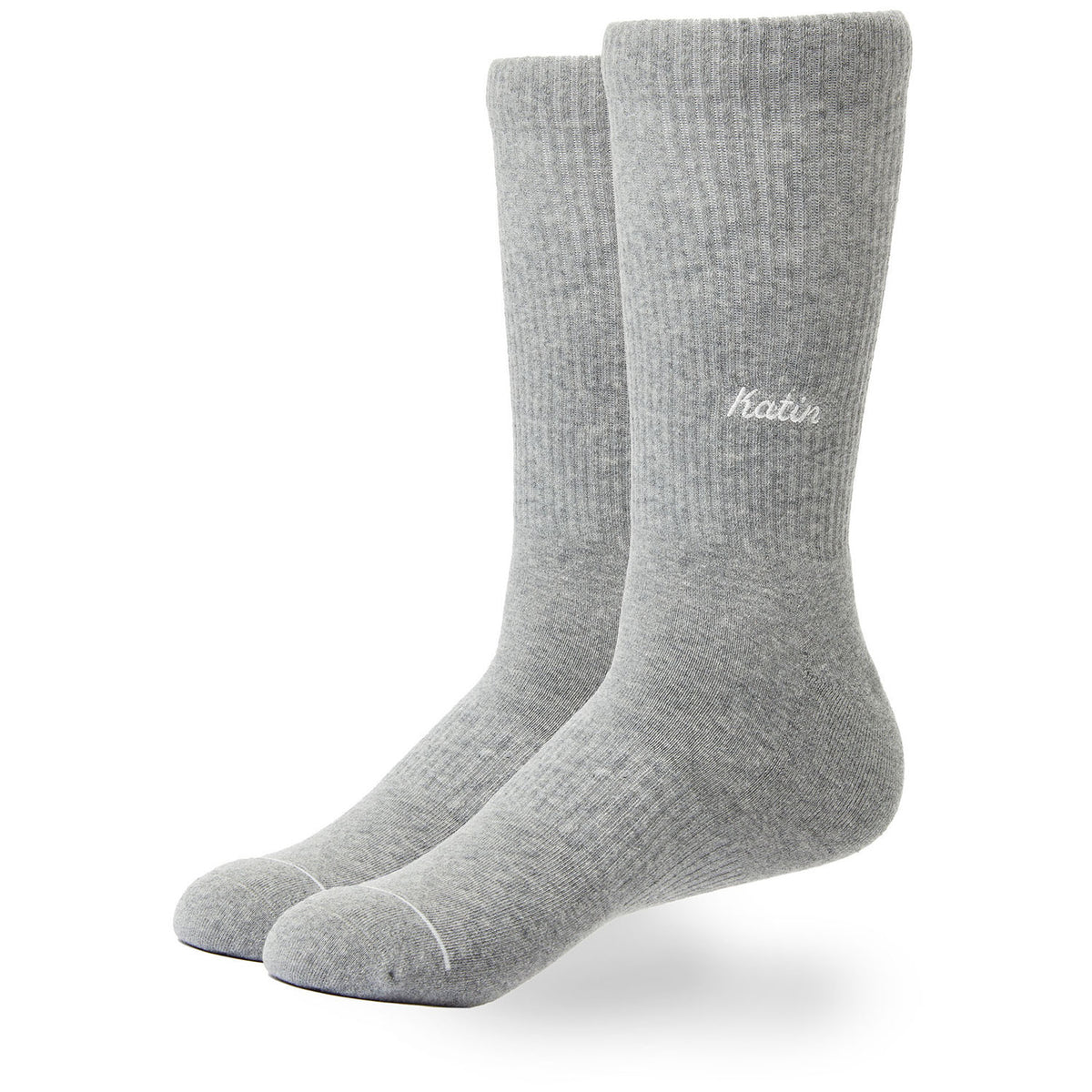 Katin Script Socks Heather Gray