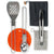 GSI Outdoors Destination 5-Piece Folding Chefs Tool Set Stainless