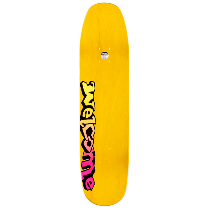 Welcome Cheetah on Son of Moontrimmer Black Surf Fade 8.25 Skateboard Deck