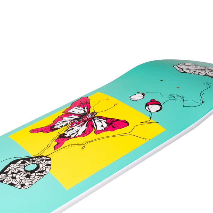 Welcome Puppet Master on Son of Planchette Teal White Dip 8.38 Skateboard Deck