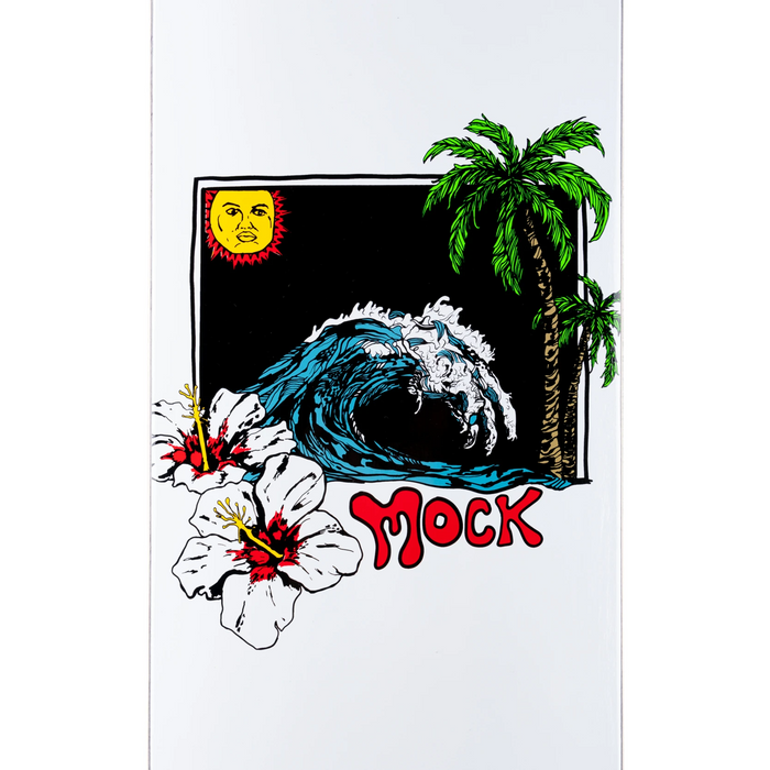 Welcome Wave on Island White 8.38 Skateboard Deck