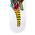 Welcome Beauty on Moontrimmer 2.0 White 8.5 Skateboard Deck