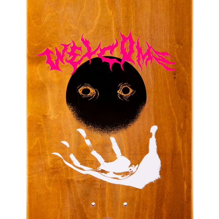 Welcome Call Mary on Labrys Hot Pink 8.5 Skateboard Deck